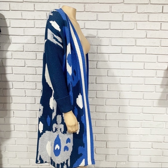 Vilagallo Women’s Stella Multicolor Mid-length Cardigan - Picture 6 of 9